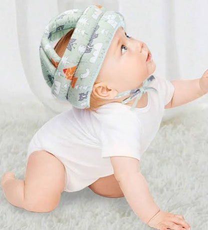 Child safety helmet set, baby toddler head protector kit with adjustable cap