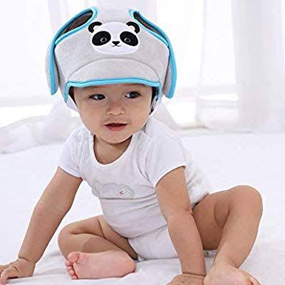 Child safety helmet set, baby toddler head protector kit with adjustable cap, Bumper cushion, and anti fall design for crawling, Walking, And play, Infant headguard for ultimate kid safety. 1PC PT